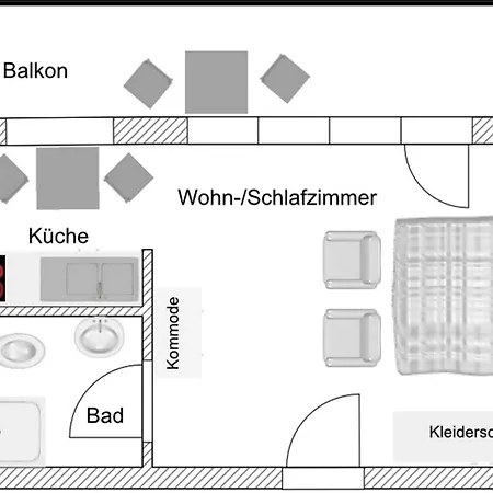 公寓 Gaestehaus Wolfgang Mittersee -4-